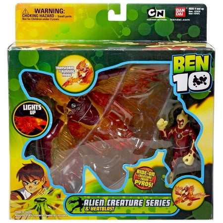 Ben 10 Alien Creatures Heatblast Action Figure