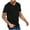 Black, variant on AherBiu Short Sleeve T-Shirts for Men V Neck T Shirts Cotton Tee Tops for Men Causal Summer Solid Color Tshirts for Men