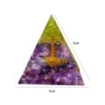 thumbnail image 4 of Crystal Energy Orgone Pyramid Mold Riqueza Prosperidad Peridot Heal Gem 5 cm Sywqhk Libre de BPA, 4 of 4
