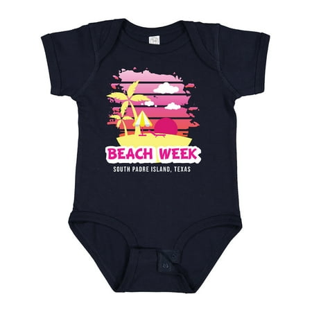 

Inktastic Beach Week South Padre Island Texas with Palm Trees Gift Baby Girl Bodysuit