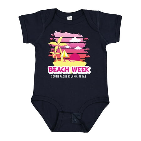 

Inktastic Beach Week South Padre Island Texas with Palm Trees Gift Baby Girl Bodysuit
