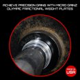 thumbnail image 2 of Micro Gainz Calibrated Fractional Weight Plates Pair of 1LB Plates -For Olympic Barbells, Made in The USA, 2 of 7