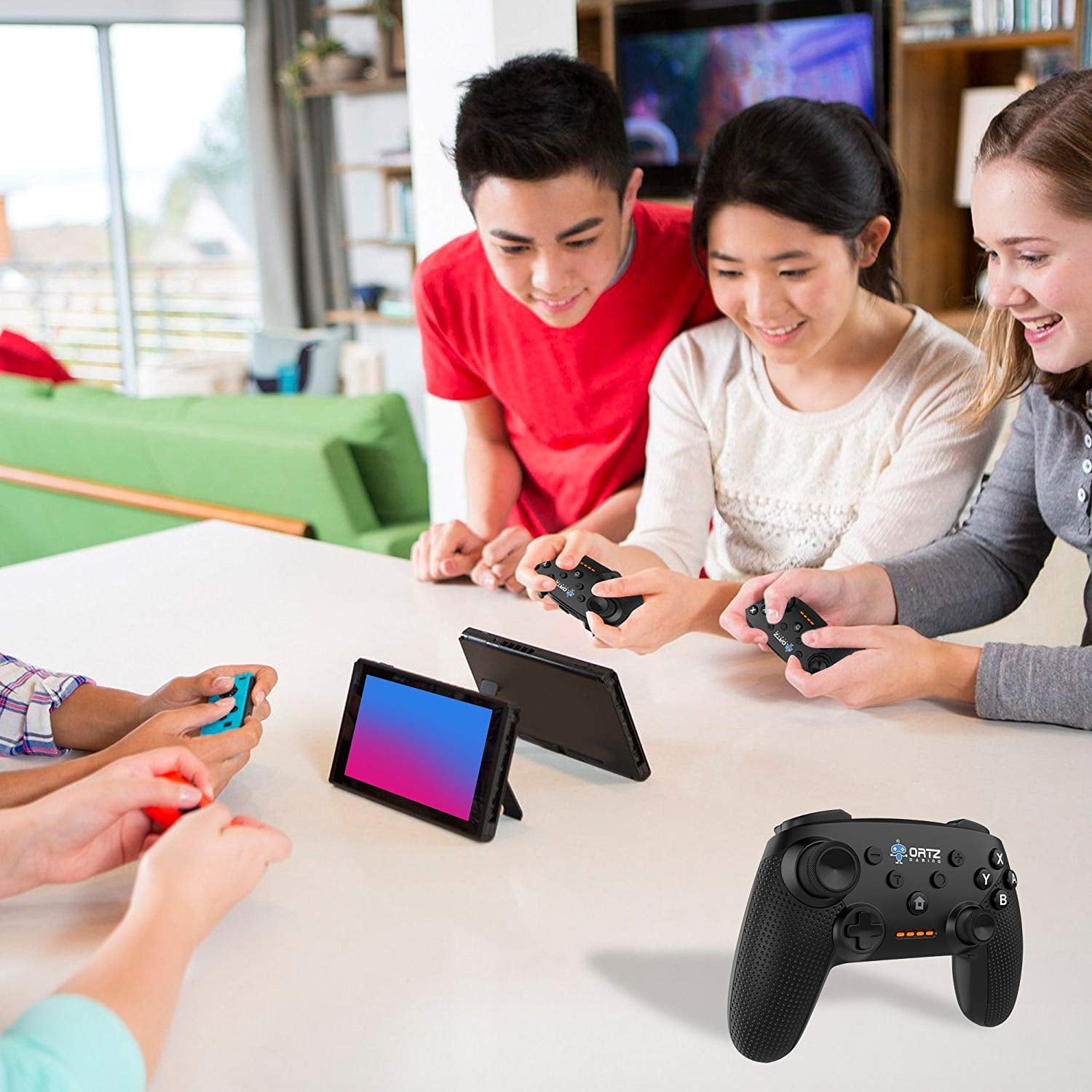 Ortz Switch Controller Wireless Pro Controller Gamepad Compatible