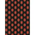 thumbnail image 1 of Ahgly Company Machine Washable Indoor Rectangle Transitional Night Red Area Rugs, 2' x 4', 1 of 7