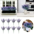 2024 New Clearance 8 Bundles Artificial Lavender Flowers Outdoor