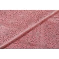 thumbnail image 3 of TRILOKI Flower Fabric Pink Brocade Embroidery Poly Brocade 44 Sewing DIY Crafting Fashion Design Fabric By The Yard, 3 of 4