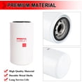 thumbnail image 3 of LF3970 Lube Filter Oil Filter Fit for Cummins QSB 5.9L 6.7L, ISB Engine Ford Freightliner Kenworth Peterbilt, Replaces #3937736, 5404947, 14406393, Pack of 1, 3 of 6