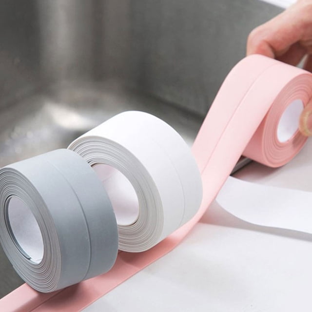 VONKY Kitchen Sealing Strip Easy-to And Waterproof Solution For Kitchen Caulking 1Set