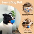 thumbnail image 4 of Pelota interactiva para perros Affiuya con rebote automático, resistente a mordidas, azul, 4 of 8