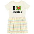 thumbnail image 3 of Inktastic I Heart Pickles Girls Toddler Dress, 3 of 5