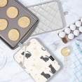 thumbnail image 5 of Yayeee Pot Holders Kitchen Heat Resistant with Pocket 7"x9.8" Cotton Oven Cooking Hot Pads, Black Cute Cats, 5 of 7