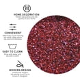 thumbnail image 3 of Vsdgher Red Glitter Print Leather Coasters for Drinks, Durable Drink Coasters 4 Set for Tabletop Protection, Luxurious Home Décor and Housewarming Gift-Round Shape, 3 of 6
