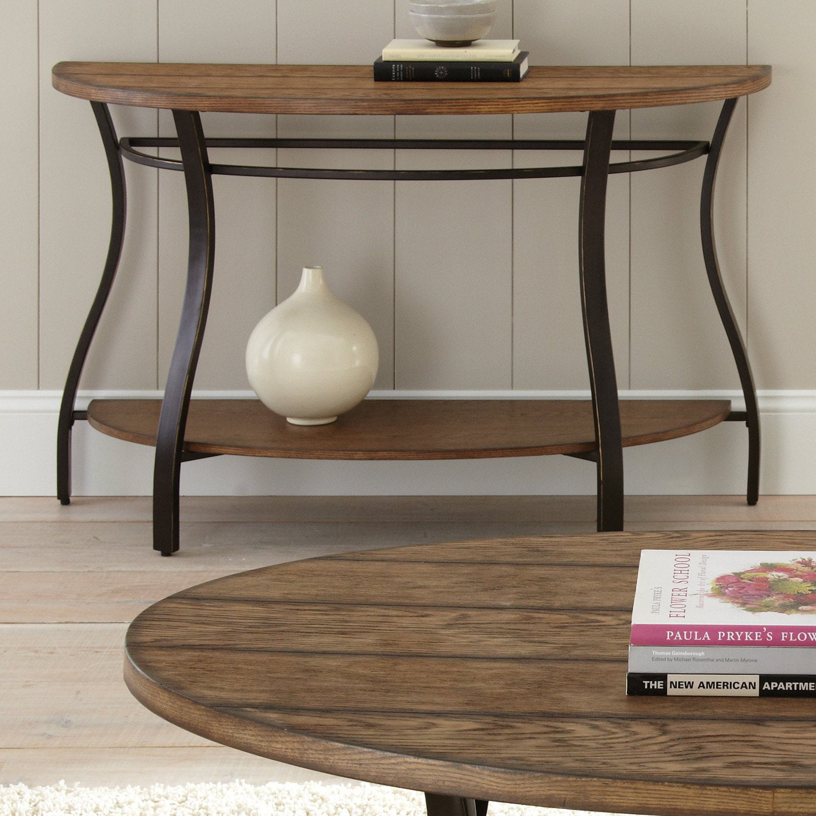 Steve Silver Denise Sofa Table Light Oak