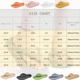 thumbnail image 3 of IEMIEMIEM Women's Cloud Flip Flops Cloud Slides for Women Comfortable Soft Slides Pillow Sandals for Indoor Outdoor Hot Pink 5.5 Wide, 3 of 7