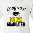 thumbnail image 4 of Inktastic Congrats My Dad Graduated with cap Youth T-Shirt, 4 of 5