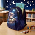 thumbnail image 3 of Jeiento Owl 17 Inch Backpack Set for Kids Boys Girls 4-Piece Lunch Bag Pencil Case Water Bottle Holder Galaxy Sky Lightweight Large Capacity School Bookbag Back to School, 3 of 7