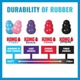 thumbnail image 5 of KONG® Puppy Puncture Resistant Ball with Hole, Blue, Small for Beginner Chewers, 5 of 9