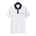 thumbnail image 5 of USNSM Men's Summer Casual Shirts Quick Dry Lightweight Cotton Short Sleeve T Shirt Classic Zipper Collar Tee with Pocket White L, 5 of 9