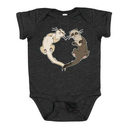 

Inktastic Cute Ferret Heart Gift Baby Boy or Baby Girl Bodysuit