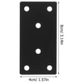 thumbnail image 2 of 2 Pcs Supports de Meubles en Acier Inoxydable, Supports Droits pour Armoire, 2 of 9