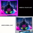 thumbnail image 3 of 2D Flat Fluorescent Tapestry | Mysterious Man Game Controller Print, Room Decor Wall Hanging for Bedroom, Living Room, Office | Non- Polyester Fabric, Ideal for Indoor and Outdoor Use, 3 of 4