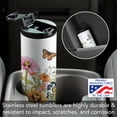 thumbnail image 3 of Highland Home Walk in the Garden 17 oz. Stainless Steel Tumbler w/Lid, 3 of 6