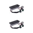 thumbnail image 1 of Scienceny Interruptor de botón de liberación de maletero compacto para entrada rápida de coche accesorios de coche interruptor de puerta negro 2piezas, 1 of 4
