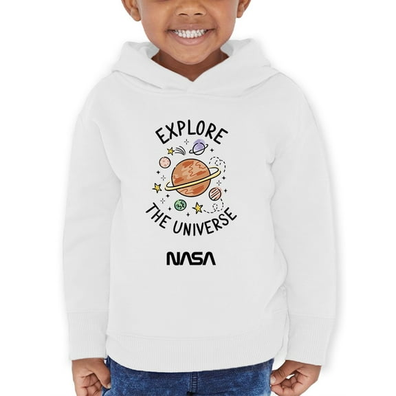 NASA Explore The Universe Hoodie Toddler -NASA Designs,  4 Toddler
