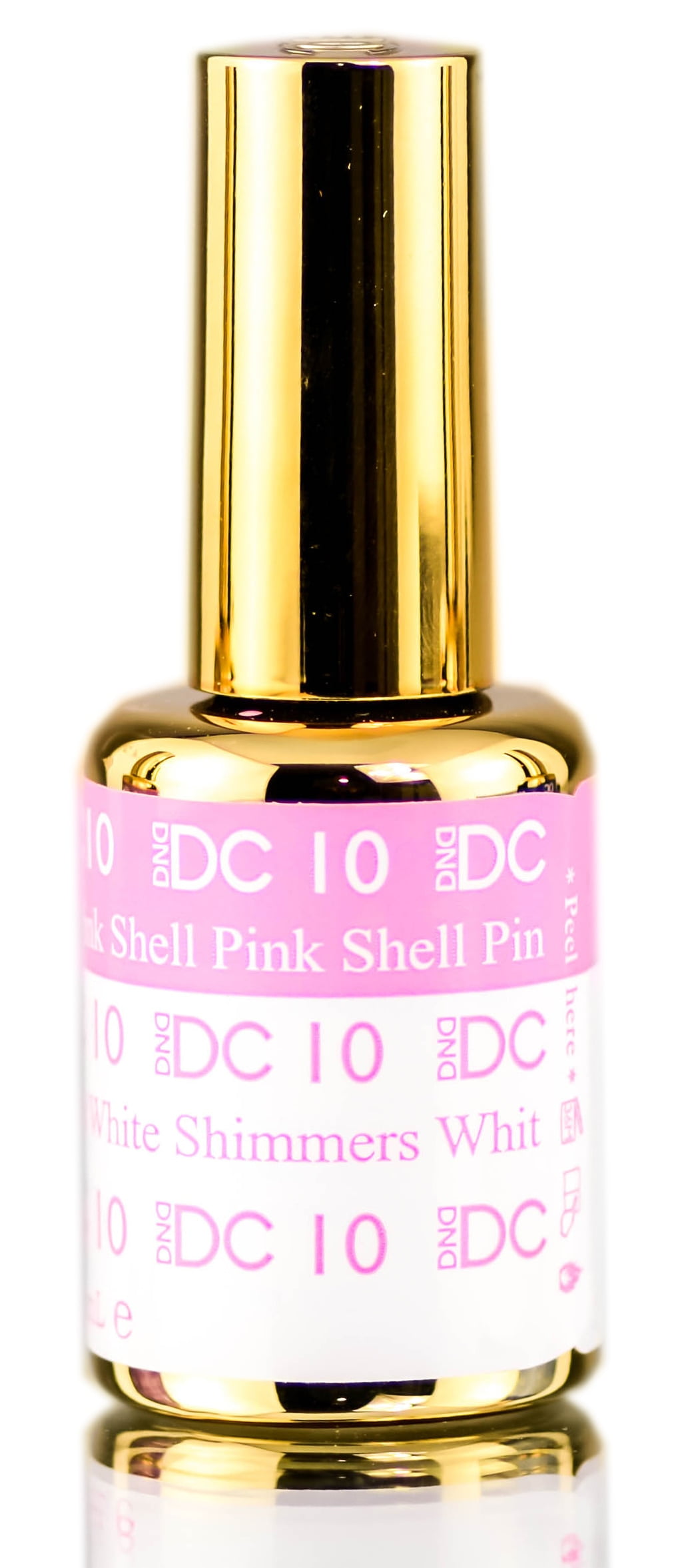 Shell Pink to White Shimmers (10) , DND DC MOOD Gel Polish, Premium Temperature-Activated Nail Polish, HOT or COLD, Daisy Nails Heat Change Color, Daisy Hair Scalp - Pack of 1 w/ Shell Pink to White Shimmers (10) , DND DC MOOD Gel Polish, Premium Temperature-Activated Nail Polish, HOT or COLD, Daisy Nails Heat Change Color, Daisy Hair Scalp - Pack of 1 w/