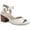 White Smooth, variant on Giani Bernini Womens Townsonn Faux Leather Ankle Strap Block Heels