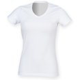 thumbnail image 2 of Skinni Fit Womens Feel Good Stretch V-Neck Short Sleeve T-Shirt, 2 of 2