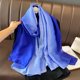 thumbnail image 4 of Bufandas de seda degradada para mujer, marca de lujo, hijab, pañuelo para mujer, chales, pañuelo de seda, pañuelo para la cabeza, hijab, poncho de playa, 4 of 5