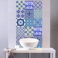 thumbnail image 1 of 10 Sticker Tiles 20x20 Cm Tile Sticker Tile Film Mosaic Tiles Tile Sticker Film Sticker Self-Adhesive Tile Pictures For Bathroom Kitchen Decoration （Random Color）, 1 of 6