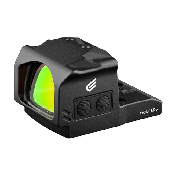 Cyelee Wolf EDG RMR Waterproof 3-MOA Green Dot Sight with Fully Enclosed 7075-T6 Aluminium Housing, IPX7-rated Protection, Gas-filled Construction, and 10 Adjustable Brightness Levels