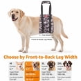 thumbnail image 2 of Adjustable Dog Lift Harness, Rear Leg Support Sling for Senior Dogs, Mobility Assistance for Weak Hind Legs, Injury Recovery and ACL Surgery Rehab, Fits Small Medium Large Dogs - XLarge, 2 of 10