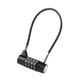 thumbnail image 4 of Candado de cable con combinación de 4 dígitos, resistente, de seguridad, multiusos Cable de 28 cm, 4 of 9