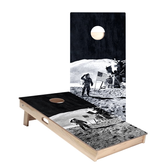 Moon Landing Star Cornhole Boards