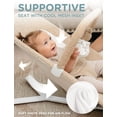 thumbnail image 3 of Baby Delight Alpine Deluxe Portable Bouncer, for Infants 0-6 Months, Tan Sherpa, 3 of 16