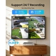thumbnail image 2 of Restored ZOSI 3K Lite Home Security Camera System,8CH Outdoor Indoor,AI Human/Vehicle Detection,Night Vision,H.265+ 5MP Lite 8 Channel CCTV DVR,8pcs 1080P 1920TVL Surveillance Bullet Cameras (Refurbished), 2 of 9