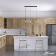 thumbnail image 3 of Hunter - Saddle Creek 3-light Noble Bronze, Large Cluster Light, Dimmable, Schoolhouse Style, Linear Shaped, for Bedrooms, Kitchens, Dining, Living Rooms - 19499, 3 of 8