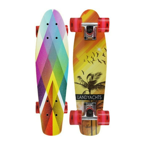 Bangcool Cruiser Skateboard Four-Wheeled Short Wood Concave Skateboard Street Skateboard