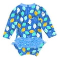 thumbnail image 2 of DPOIS Baby Kids Girls One-piece Rash Guard UPF 50+ Sun Protection Swimsuits, 2 of 3