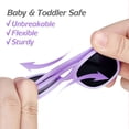 thumbnail image 5 of Nacuwa Baby Sunglasses - 100% UV Proof Sunglasses for Baby, Toddler, Kids - Ages 0-2 Years - Case and Pouch included (Purple), 5 of 7