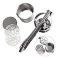 thumbnail image 4 of Mosiee 1 Set Stainless Steel Press Mashed Press Squeeze Potato Ricer Fruit Vegetable Lemon Masher Heavy Duty Manual Juicer Kitchen Tool, 4 of 8