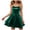 Green, variant on Women's Metallic Glitter Cowl Neck Cami Mini Dress Sexy Club Party Night Bodycon Short Dresses (Green, XXL)
