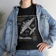 thumbnail image 2 of B-Flying Fortress WWB-17G Bomber Vintage Aviation T-Shirt, 2 of 2
