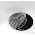 thumbnail image 2 of D&W FinePack Wilkinson G20 7" Round Black Display Cake Container w/Clear Dome Lid 1-2 Layer(pack of 5), 2 of 5