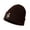 Coffee, variant on SYMOID White Winter Hat for Men Women - Cuffed Knit Beanie with Embroidered Skeleton Hats,Size Free Size