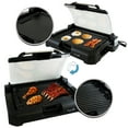 MegaChef Reversible Indoor Grill and Griddle with Removable Glass Lid