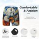thumbnail image 3 of Fotbe Dog Guitar Starry Night Traje de Baño para Hombre – Shorts de Natación de Secado Rápido con Forro y Bolsillos-X-Large, 3 of 6